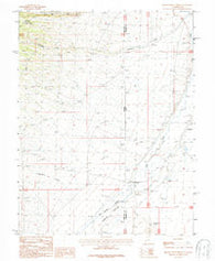 Needle Point Spring Utah Historical topographic map, 1:24000 scale, 7.5 X 7.5 Minute, Year 1987
