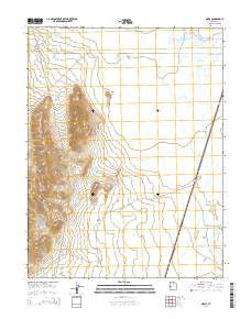 Neels Utah Current topographic map, 1:24000 scale, 7.5 X 7.5 Minute, Year 2014