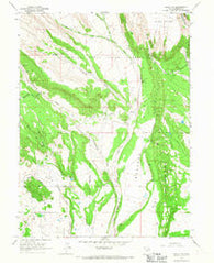 Neola NW Utah Historical topographic map, 1:24000 scale, 7.5 X 7.5 Minute, Year 1965