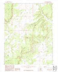 Nephi Point Utah Historical topographic map, 1:24000 scale, 7.5 X 7.5 Minute, Year 1987