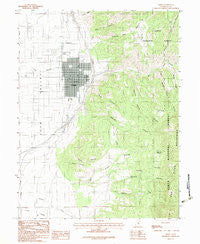 Nephi Utah Historical topographic map, 1:24000 scale, 7.5 X 7.5 Minute, Year 1983