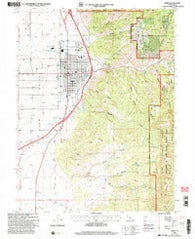 Nephi Utah Historical topographic map, 1:24000 scale, 7.5 X 7.5 Minute, Year 2001