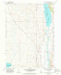 Neponset Reservoir NE Utah Historical topographic map, 1:24000 scale, 7.5 X 7.5 Minute, Year 1968