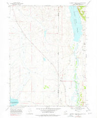Neponset Reservoir NE Utah Historical topographic map, 1:24000 scale, 7.5 X 7.5 Minute, Year 1968