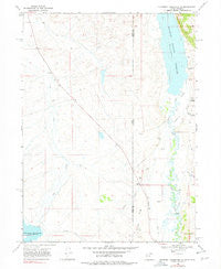 Neponset Reservoir NE Utah Historical topographic map, 1:24000 scale, 7.5 X 7.5 Minute, Year 1968