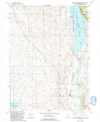 Neponset Reservoir NE Utah Historical topographic map, 1:24000 scale, 7.5 X 7.5 Minute, Year 1991