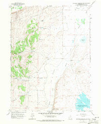Neponset Reservoir NW Utah Historical topographic map, 1:24000 scale, 7.5 X 7.5 Minute, Year 1968