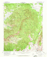 New Harmony Utah Historical topographic map, 1:62500 scale, 15 X 15 Minute, Year 1957