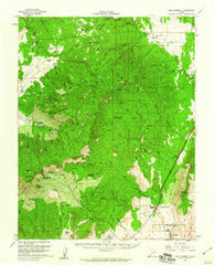 New Harmony Utah Historical topographic map, 1:62500 scale, 15 X 15 Minute, Year 1957