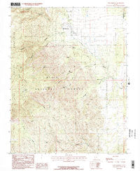 New Harmony Utah Historical topographic map, 1:24000 scale, 7.5 X 7.5 Minute, Year 1986