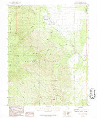 New Harmony Utah Historical topographic map, 1:24000 scale, 7.5 X 7.5 Minute, Year 1986