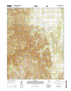 New Harmony Utah Current topographic map, 1:24000 scale, 7.5 X 7.5 Minute, Year 2014