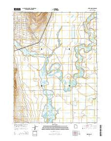 Newton Utah Current topographic map, 1:24000 scale, 7.5 X 7.5 Minute, Year 2014
