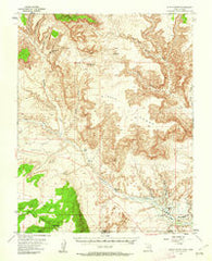 Nipple Butte Utah Historical topographic map, 1:62500 scale, 15 X 15 Minute, Year 1953