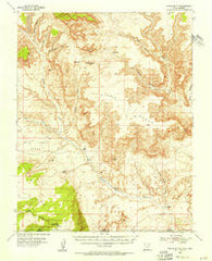 Nipple Butte Utah Historical topographic map, 1:62500 scale, 15 X 15 Minute, Year 1953