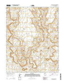 No-Mans Island Utah Current topographic map, 1:24000 scale, 7.5 X 7.5 Minute, Year 2014