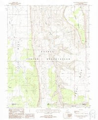 No Mans Mesa South Utah Historical topographic map, 1:24000 scale, 7.5 X 7.5 Minute, Year 1987