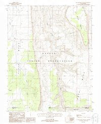 No Mans Mesa South Utah Historical topographic map, 1:24000 scale, 7.5 X 7.5 Minute, Year 1987