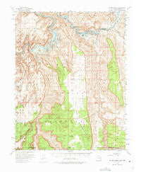 No Mans Mesa Utah Historical topographic map, 1:62500 scale, 15 X 15 Minute, Year 1953