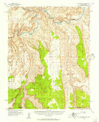 No Mans Mesa Utah Historical topographic map, 1:62500 scale, 15 X 15 Minute, Year 1953