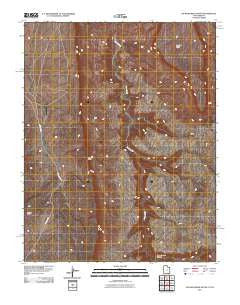 No Mans Mesa South Utah Historical topographic map, 1:24000 scale, 7.5 X 7.5 Minute, Year 2011