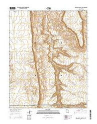 No Mans Mesa South Utah Current topographic map, 1:24000 scale, 7.5 X 7.5 Minute, Year 2014