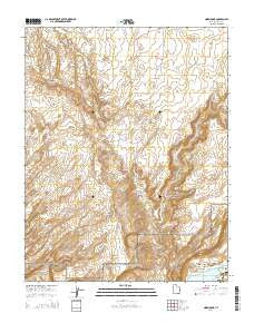 Nokai Dome Utah Current topographic map, 1:24000 scale, 7.5 X 7.5 Minute, Year 2014