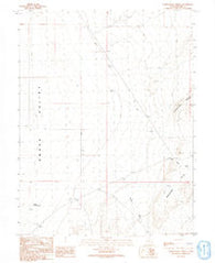 North Knoll Spring Utah Historical topographic map, 1:24000 scale, 7.5 X 7.5 Minute, Year 1991