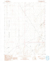 North Knoll Spring Utah Historical topographic map, 1:24000 scale, 7.5 X 7.5 Minute, Year 1991