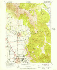 North Ogden Utah Historical topographic map, 1:24000 scale, 7.5 X 7.5 Minute, Year 1955