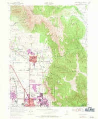 North Ogden Utah Historical topographic map, 1:24000 scale, 7.5 X 7.5 Minute, Year 1955