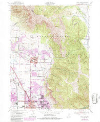 North Ogden Utah Historical topographic map, 1:24000 scale, 7.5 X 7.5 Minute, Year 1955