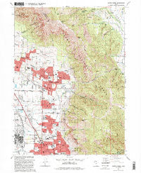 North Ogden Utah Historical topographic map, 1:24000 scale, 7.5 X 7.5 Minute, Year 1992