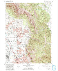 North Ogden Utah Historical topographic map, 1:24000 scale, 7.5 X 7.5 Minute, Year 1992