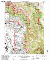 North Ogden Utah Historical topographic map, 1:24000 scale, 7.5 X 7.5 Minute, Year 1998