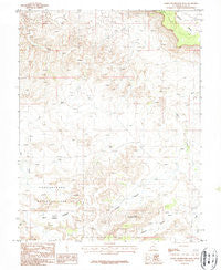 North Six-shooter Peak Utah Historical topographic map, 1:24000 scale, 7.5 X 7.5 Minute, Year 1987