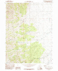 North Willow Canyon Utah Historical topographic map, 1:24000 scale, 7.5 X 7.5 Minute, Year 1985