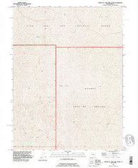 North of Gold Hill Wash Utah Historical topographic map, 1:24000 scale, 7.5 X 7.5 Minute, Year 1993