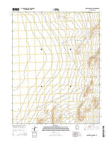 North Knoll Spring Utah Current topographic map, 1:24000 scale, 7.5 X 7.5 Minute, Year 2014