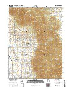 North Ogden Utah Current topographic map, 1:24000 scale, 7.5 X 7.5 Minute, Year 2014