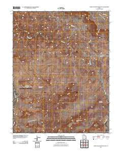 North Six-shooter Peak Utah Historical topographic map, 1:24000 scale, 7.5 X 7.5 Minute, Year 2011