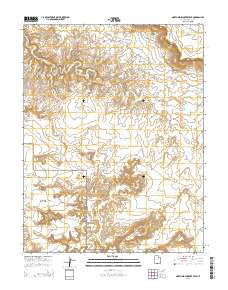 North Six-shooter Peak Utah Current topographic map, 1:24000 scale, 7.5 X 7.5 Minute, Year 2014
