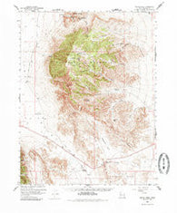Notch Peak Utah Historical topographic map, 1:62500 scale, 15 X 15 Minute, Year 1960