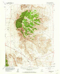 Notch Peak Utah Historical topographic map, 1:62500 scale, 15 X 15 Minute, Year 1960