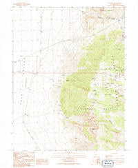Notch Peak Utah Historical topographic map, 1:24000 scale, 7.5 X 7.5 Minute, Year 1991