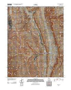 Notom Utah Historical topographic map, 1:24000 scale, 7.5 X 7.5 Minute, Year 2010
