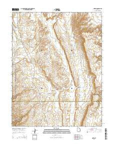 Notom Utah Current topographic map, 1:24000 scale, 7.5 X 7.5 Minute, Year 2014