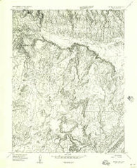 Notom 1 NE Utah Historical topographic map, 1:24000 scale, 7.5 X 7.5 Minute, Year 1954