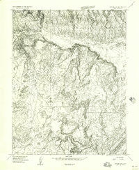 Notom 1 NE Utah Historical topographic map, 1:24000 scale, 7.5 X 7.5 Minute, Year 1954