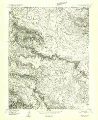 Notom 1 NW Utah Historical topographic map, 1:24000 scale, 7.5 X 7.5 Minute, Year 1954